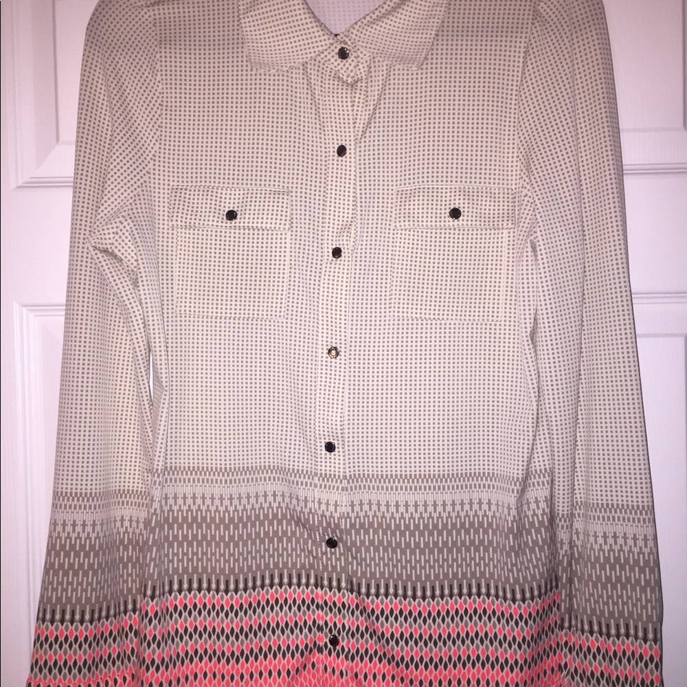 BCBGMaxazria - Long Sleeve Blouse - sz. L